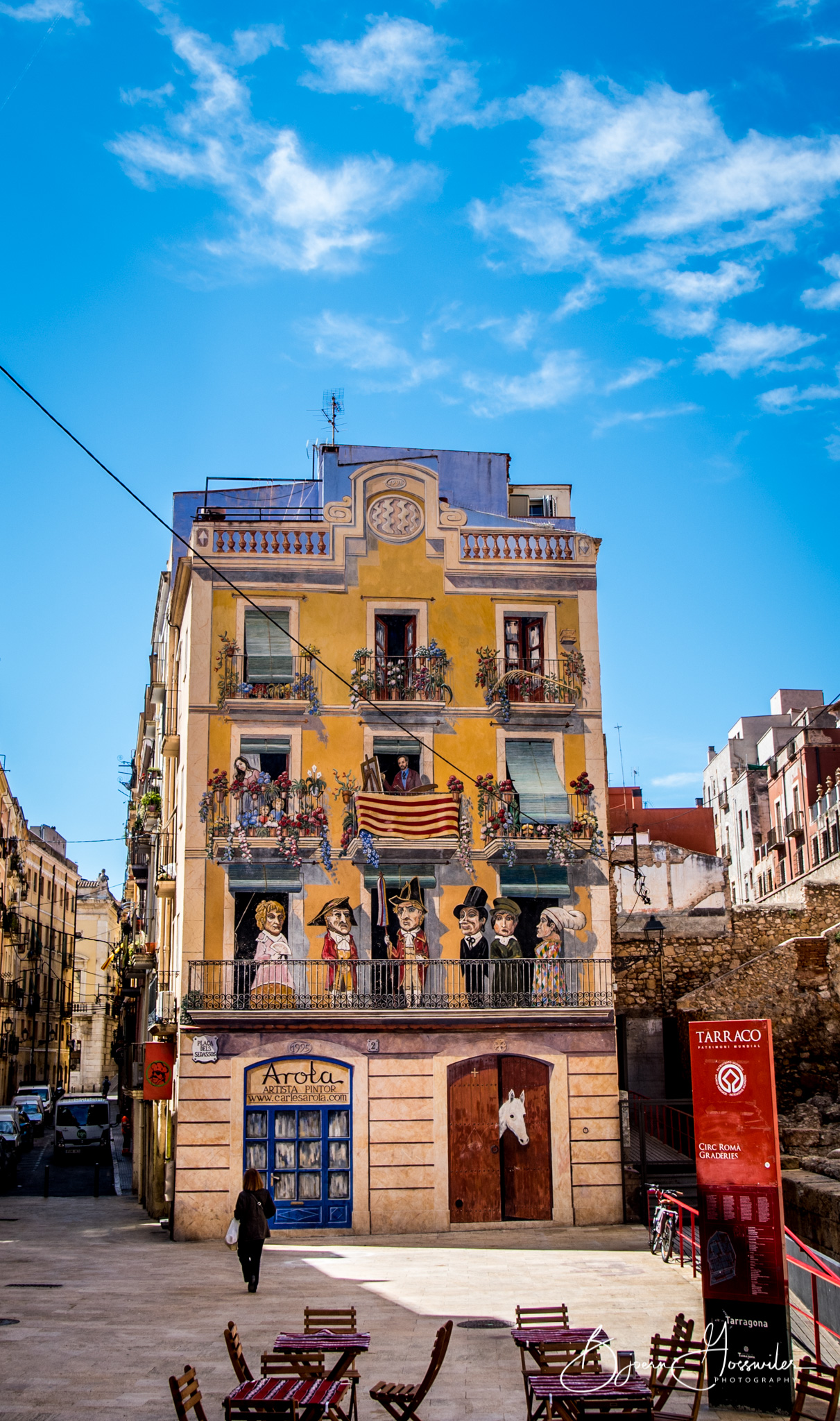 Housewall as a painting